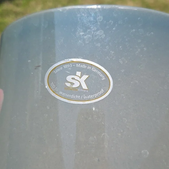 Handmade Glazed Ceramic Pottery 6" Planter - Picture 6 of 8